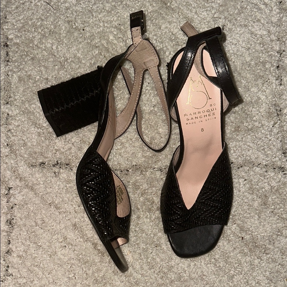 Black Heel Sandals